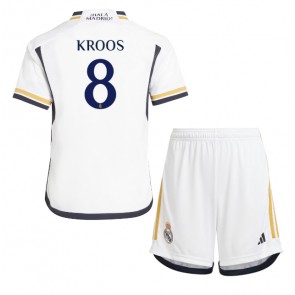Real Madrid Toni Kroos #8 Domaci Dres za Dječji 2023-24 Kratak Rukavima (+ kratke hlače)